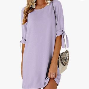 Yoins purple dress